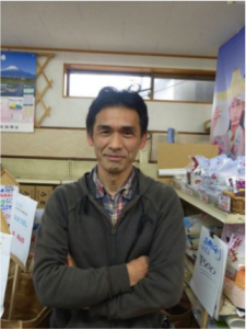 笑顔で迎えてくださった、福田さん